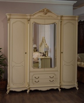 Шкаф 4-х створчатый Мона Лиза (крем) в Режи - rezh.ok-mebel.com | фото 2